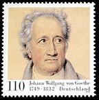 portrait of Goethe